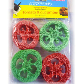 Play and Chew - Loofah Fruits - tomato and cucumber